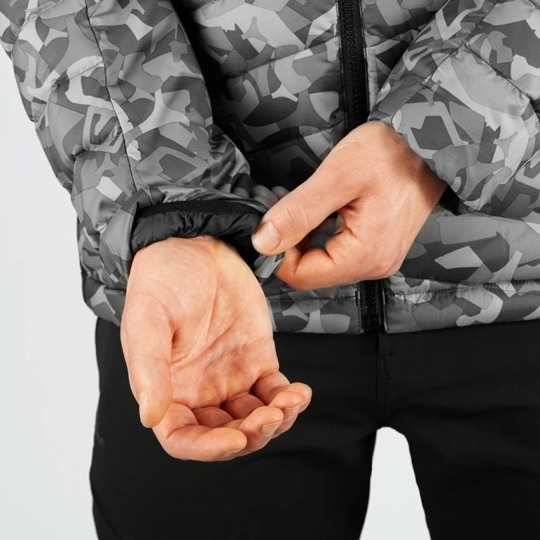 Salomon Essential Xwarm Down Men's Insulated Jackets Camo | CA 68L72